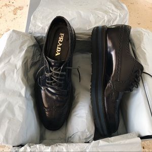 AUTHENTIC PRADA SPAZZOLATO CREEPERS 🌹